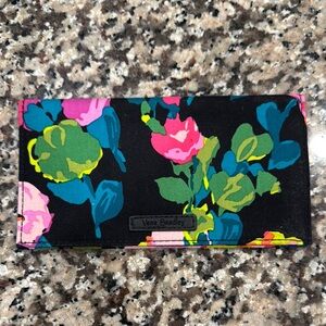 Vera Bradley Colorful Floral Checkbook Holder